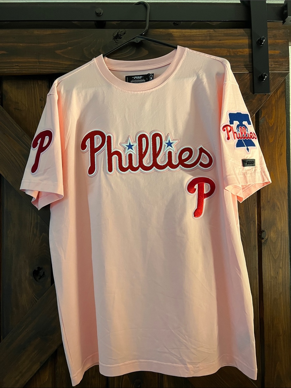 Phillies Pink Crew Neck Short-Sleeve Tee